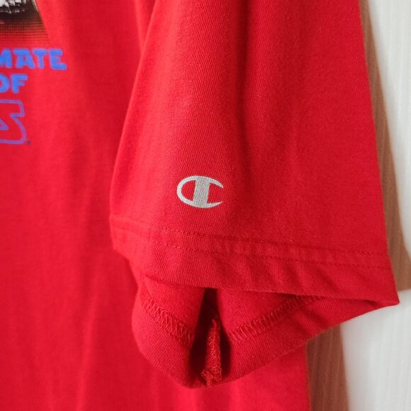 Star Wars You Underestimate the Power of Kansas KU Mens 2XL Red Tee - Picture 5 of 10